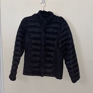Black puffer jacket
